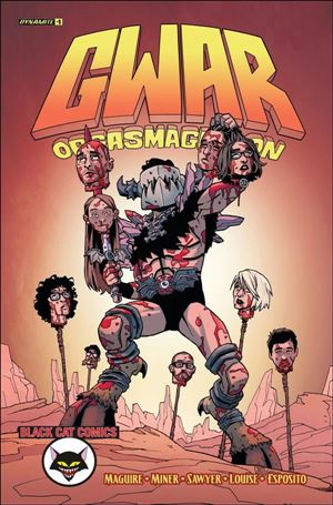 Gwar: Orgasmageddon issue 1-MB Jonathan Sawyer Black Cat Comics Cover