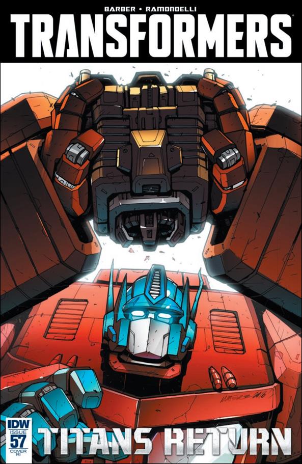Transformers (2014) issue 57-C Marcelo Matere 1:10 Cover