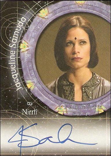 Stargate SG-1: Season 6 (Autograph Subset) card A39 Jacqueline Samuda as Nirrti