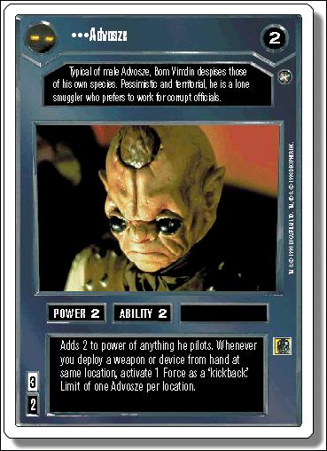 Star Wars: A New Hope Revised (Base Set) card 1 Advosze