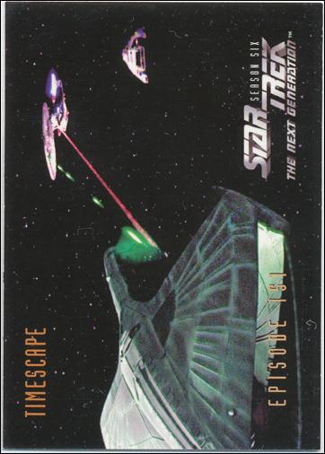 Star Trek: The Next Generation - The Episode Collection Season Six (Base Set) card 610 Timescape, Episode 151A