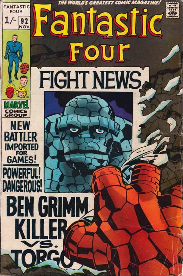 Fantastic Four (1961) issue 92-B UK Price Cover