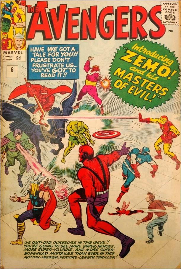 Avengers (1963) issue 6-B UK Price Cover