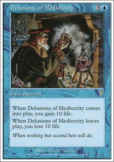 Magic the Gathering: 7th Edition (Base Set) card 70 Delusions of Mediocrity