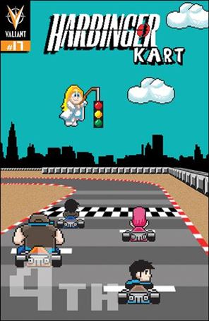 Harbinger (2012) issue 17-B Matthew Waite 8-Bit Cover