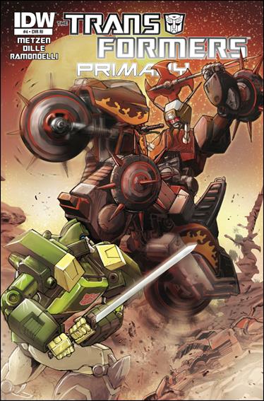 Transformers: Primacy issue 4-C Andrew Griffith 1:10 30th Anniversary Cover