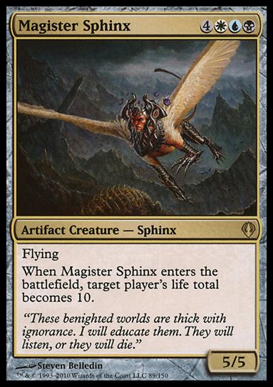 Magic the Gathering: Archenemy (Base Set) card 89 Magister Sphinx