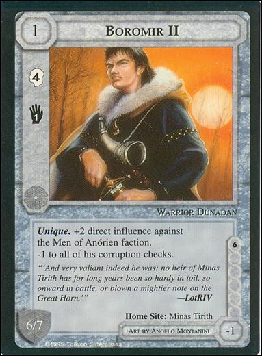 Middle-Earth: The Wizards (Base Set) card 66 Boromir II