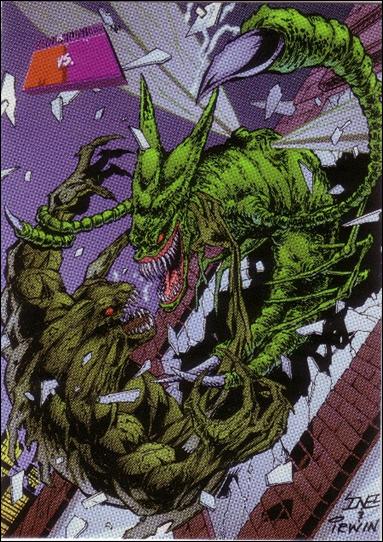 Marvel vs WildStorm (Base Set) card 67 Brood vs. Daemonite