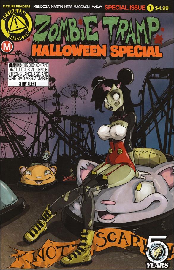 Zombie Tramp:  Halloween Special 2016 issue 1 Dan Mendoza Standard Cover