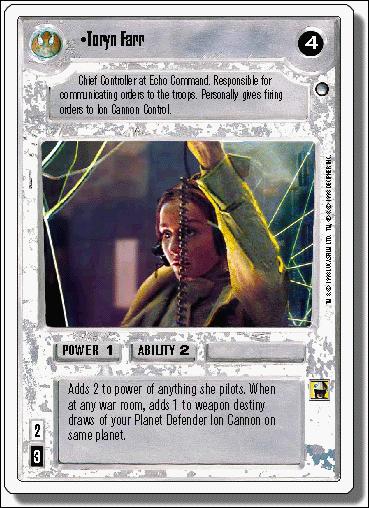 Star Wars: Hoth Revised (Base Set) card 105 Toryn Farr