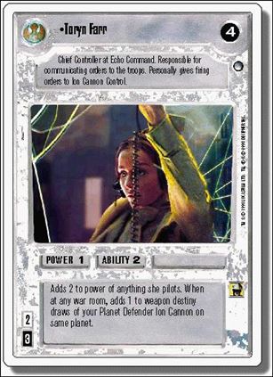 Star Wars: Hoth Revised (Base Set) card 105 Toryn Farr