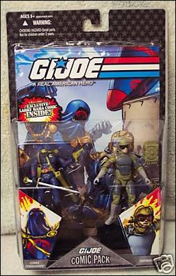 G.I. Joe 25th Anniversary Comic Packs figure 15 Cobra Commander and Tripwire