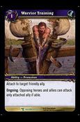 World of Warcraft: March of the Legion (Base Set) card 124 Warrior Training