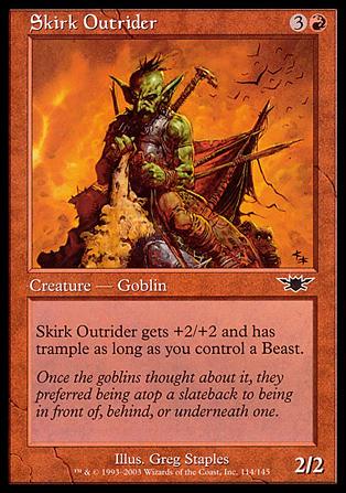 Magic the Gathering: Legions (Base Set) card 114 Skirk Outrider