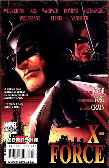 X-Force (2008) issue 22-B Clayton Crain 1:15 "Dusk Til Dawn" Cover