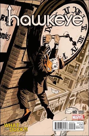 All-New Hawkeye (2015) issue 2-C Francesco Francavilla What the Duck?! Cover