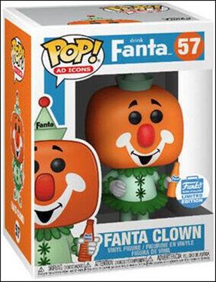 POP! Ad Icons figure 57 Fanta Clown Funko Shop Exclusive