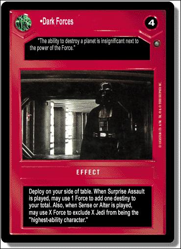 Star Wars: Jedi Pack (Base Set) card 3 Dark Forces
