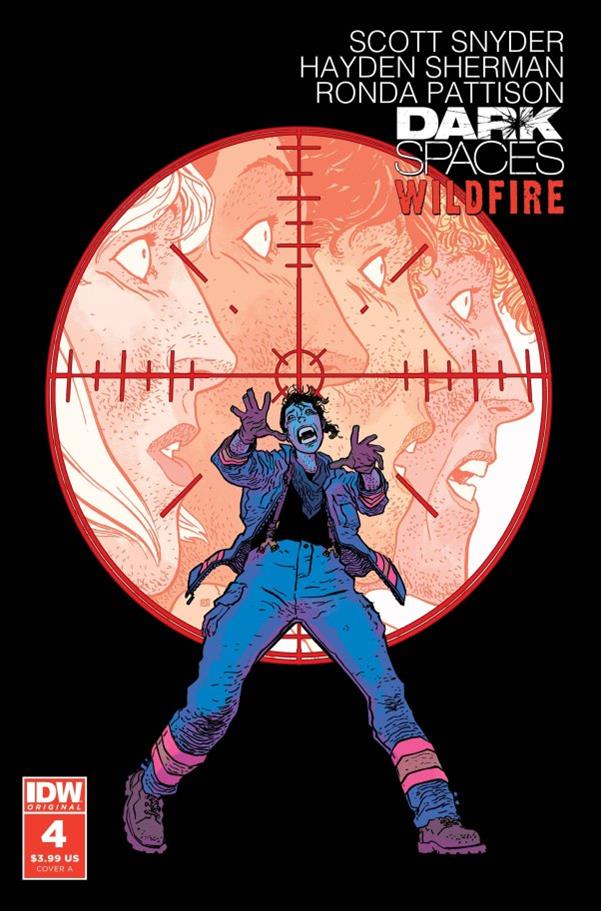 Dark Spaces: Wildfire issue 4 Hayden Sherman Cover