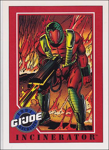 G.I. Joe (Base Set) card 127 Incinerator