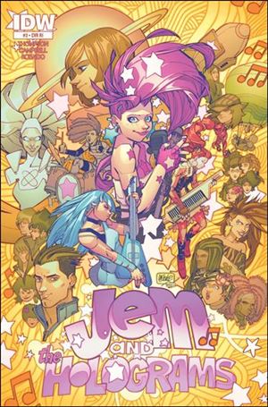 Jem and the Holograms issue 3-C David Lafuente 1:10 Cover