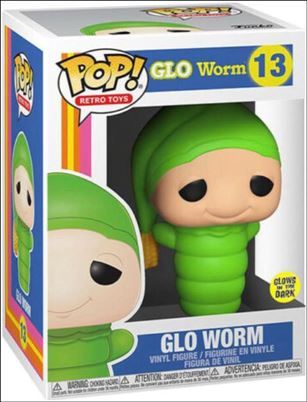 POP! Retro Toys figure '13' Glo Worm (GITD)