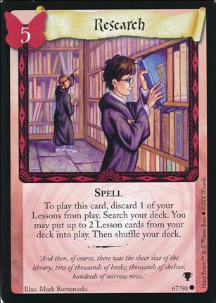 Harry Potter: Quidditch Cup (Base Set) card 67 Research