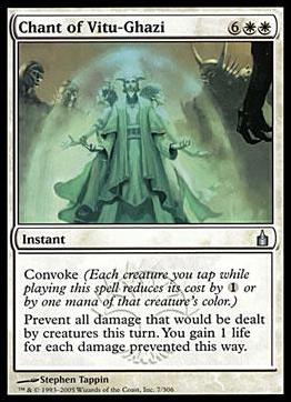 Magic the Gathering: Ravnica (Base Set)  card 7 Chant of Vitu-Ghazi