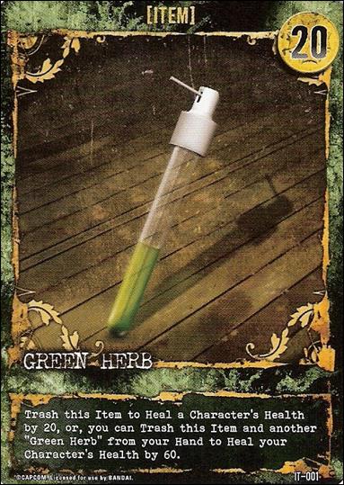 Resident Evil: Alliance (Base Set) card IT-001 Green Herb
