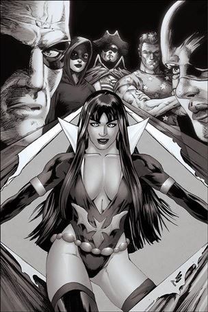 Vampirella: The Dark Powers issue 2-N Jonathan Lau 1:25 Black & White Virgin Cover