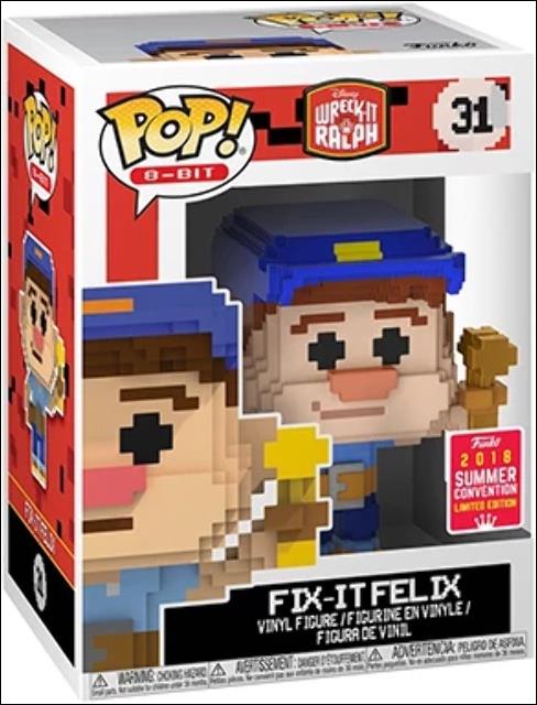 POP! 8-Bit figure 31-B Fix-it Felix Summer Convention Exclusive