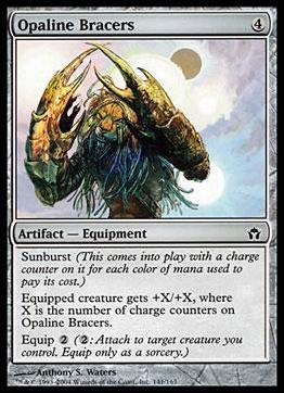Magic the Gathering: Fifth Dawn (Base Set) card 141 Opaline Bracers