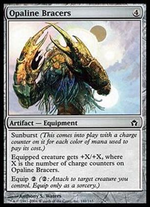 Magic the Gathering: Fifth Dawn (Base Set) card 141 Opaline Bracers