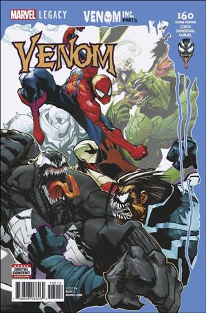 Venom (2017) issue 160-D Gerardo Sandoval Cover (2nd Printing)