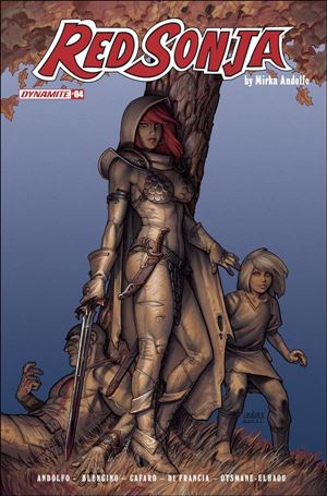 Red Sonja (2021) issue 4-C Joseph Michael Linsner Cover
