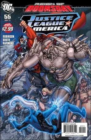 Justice League of America (2006) issue 55 Brett Booth Cover