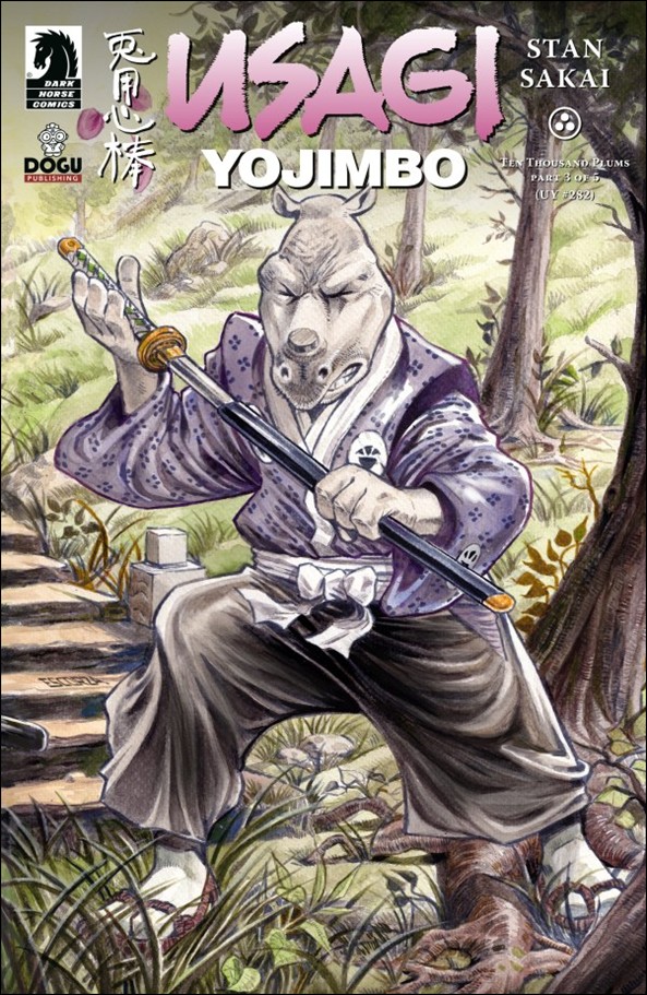 Usagi Yojimbo: Ten Thousand Plums issue 3-B Esau Escorza Cover