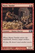 Magic the Gathering: 2011 Core Set (Base Set) card 151 Manic Vandal