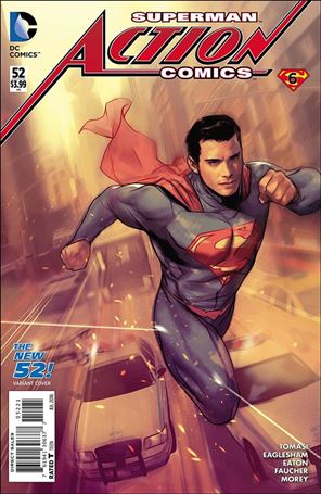 Action Comics (2011) issue 52-B Ben Oliver New 52 Homage Cover
