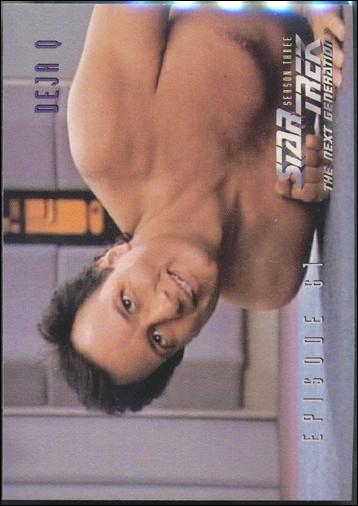 Star Trek: The Next Generation - The Episode Collection Season Three (Base Set) card 268 Deja Q, Episode 61A