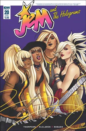 Jem and the Holograms issue 20-B Jen Bartel Subscription Cover