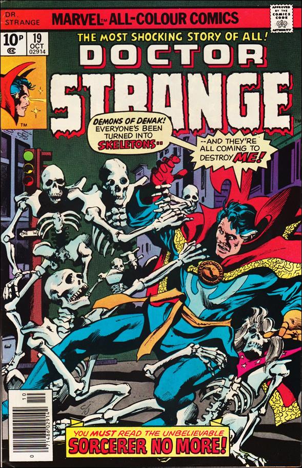 Doctor Strange (1974) issue 19-B UK Price Cover