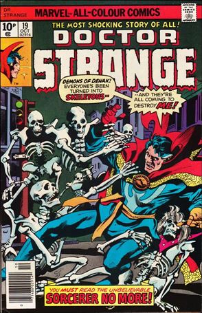 Doctor Strange (1974) issue 19-B UK Price Cover