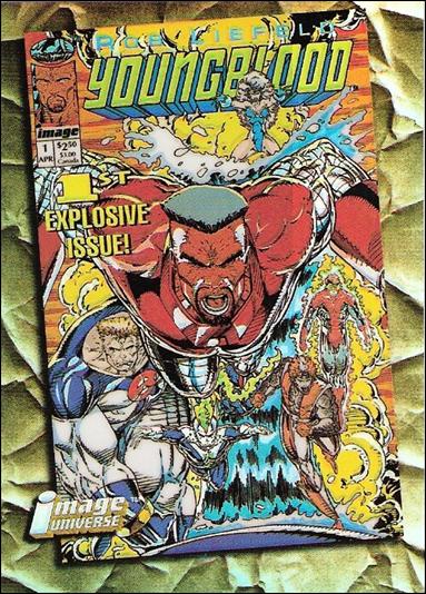 Topps Finest Image Universe Founders Series (Debut Issue Covers Subset) card d3 Youngblood #1