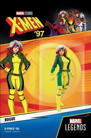 X-Force (2020) issue 50-C X-Men '97 Rogue Action Figure Wraparound Cover