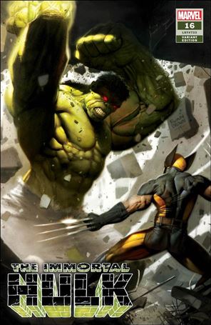 Immortal Hulk issue 16-G Ryan Brown Exclusive Cover (2nd Printing)