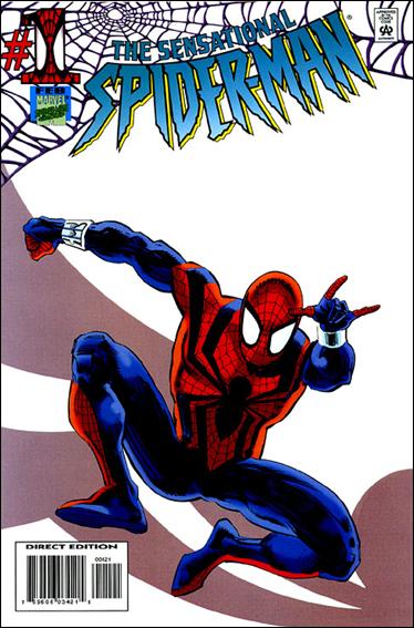 Sensational Spider-Man (1996) issue 1-C Unbagged White Cover