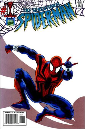 Sensational Spider-Man (1996) issue 1-C Unbagged White Cover