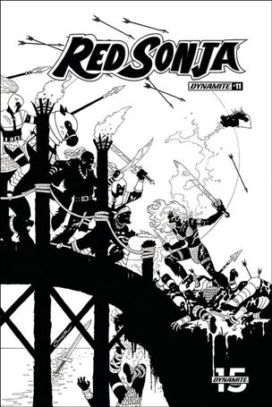 Red Sonja (2019) issue 11-L Amanda Conner 1:20 Black and White Cover